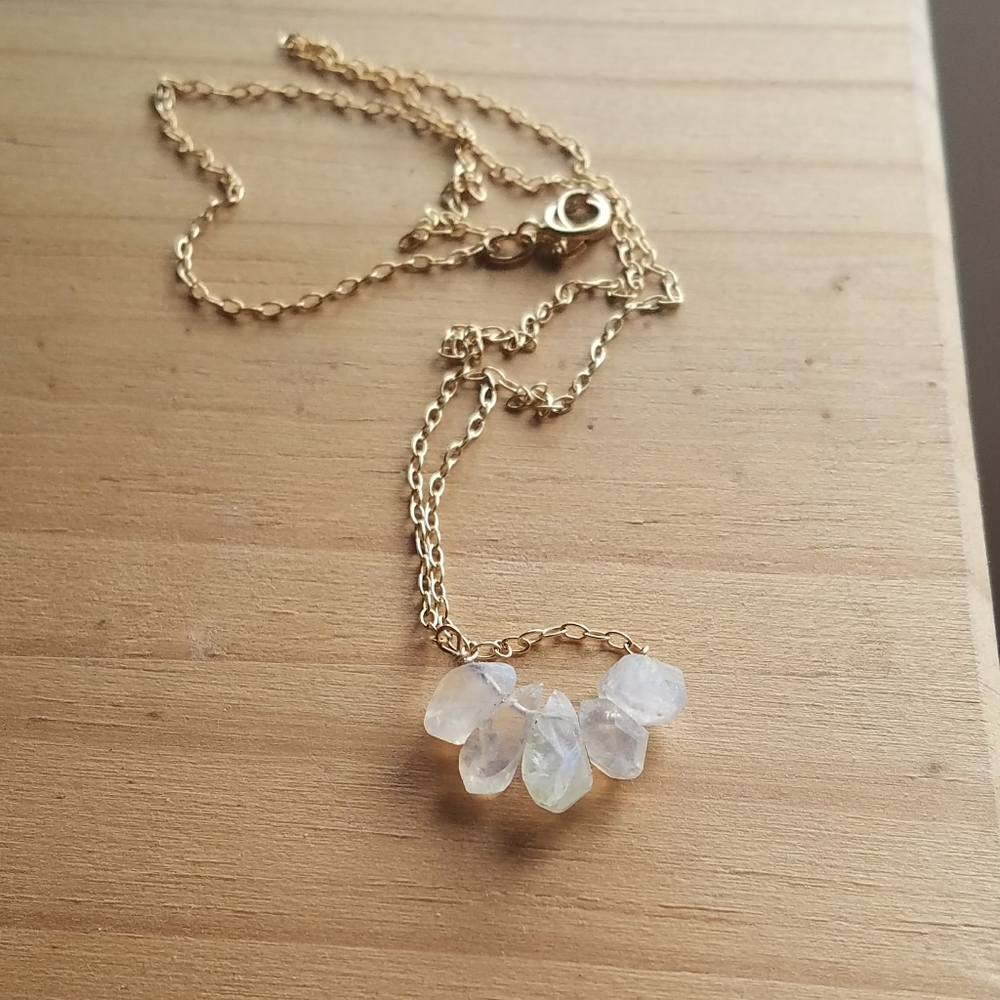 Moonstone necklace